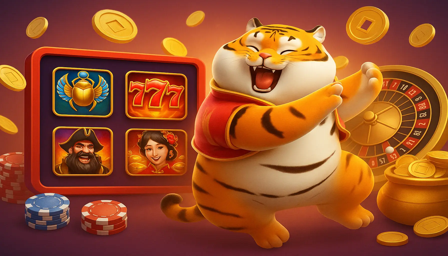 Jogos de Slot no Casino Online CLUBE77.COM
