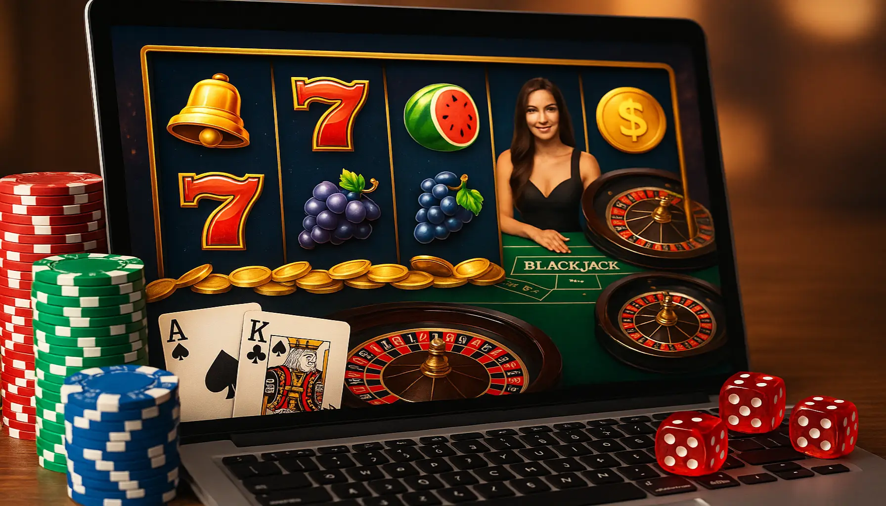 Jogos de cassino online CLUBE77.COM