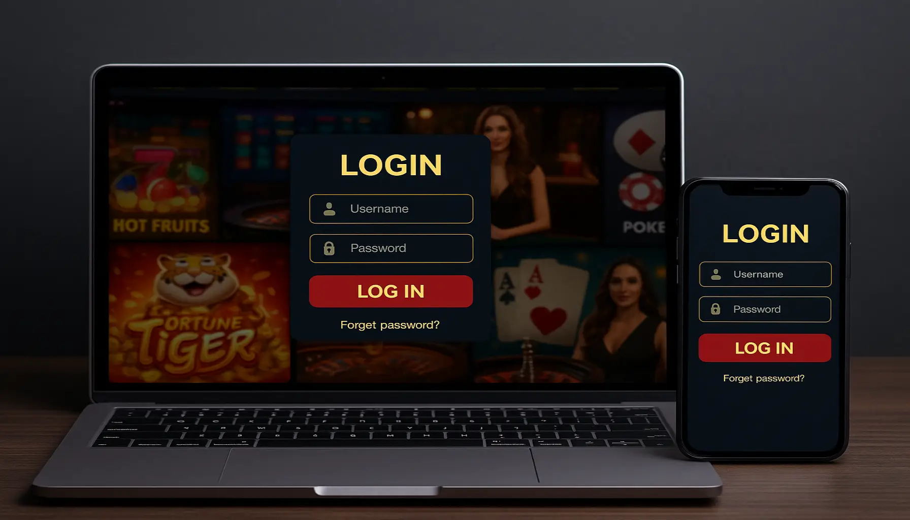 Login no Cassino CLUBE77.COM
