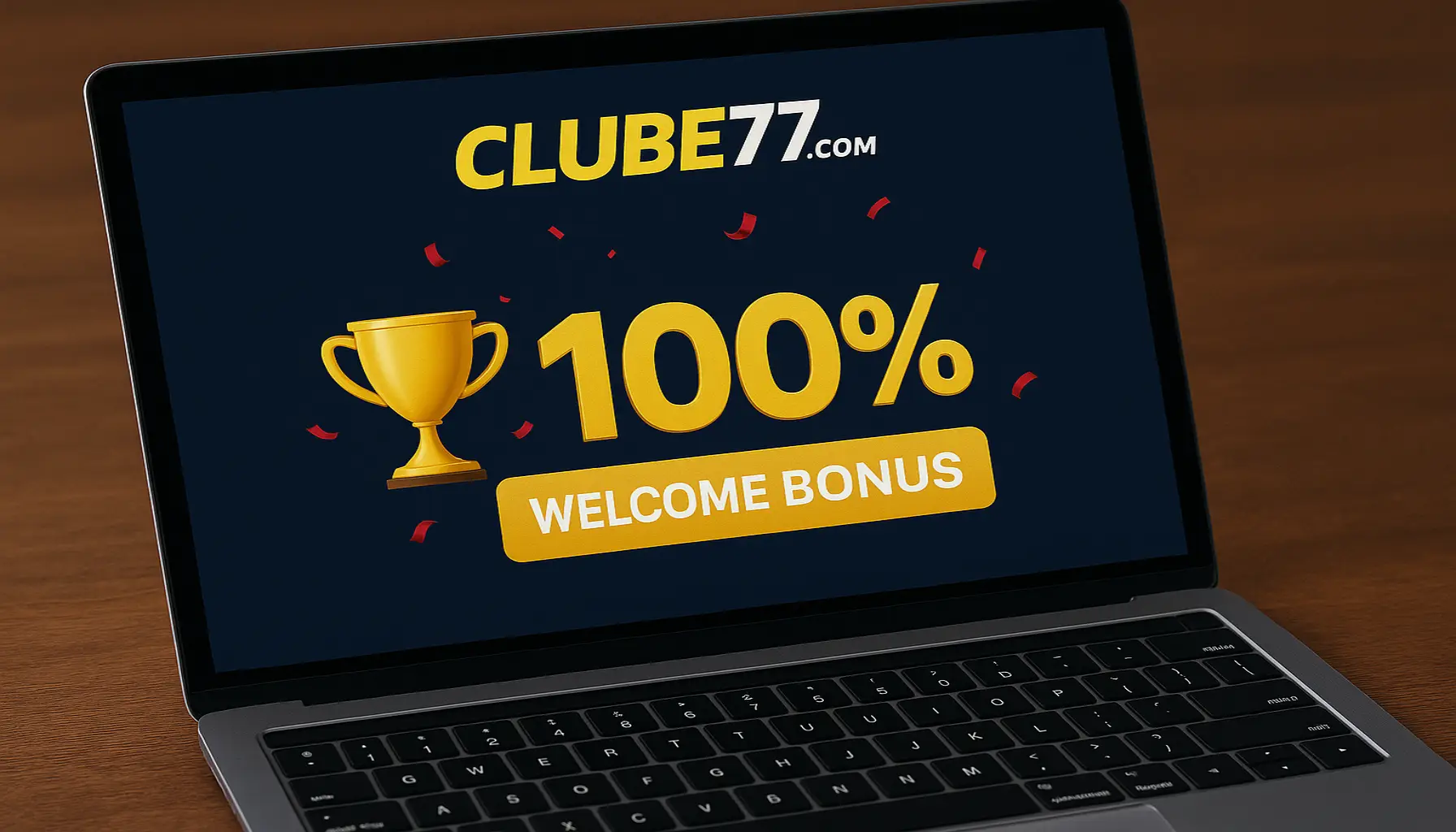 Criar uma nova Conta no plataforma CLUBE77.COM